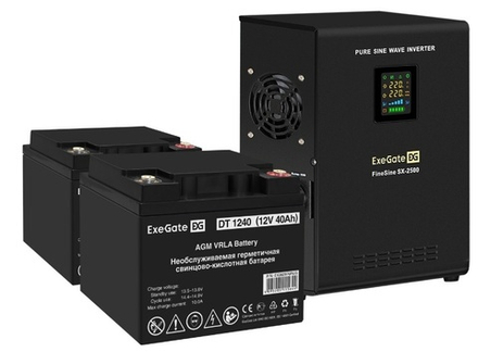 Комплект  Exegate FineSine SX-2500.LCD.AVR.2SH