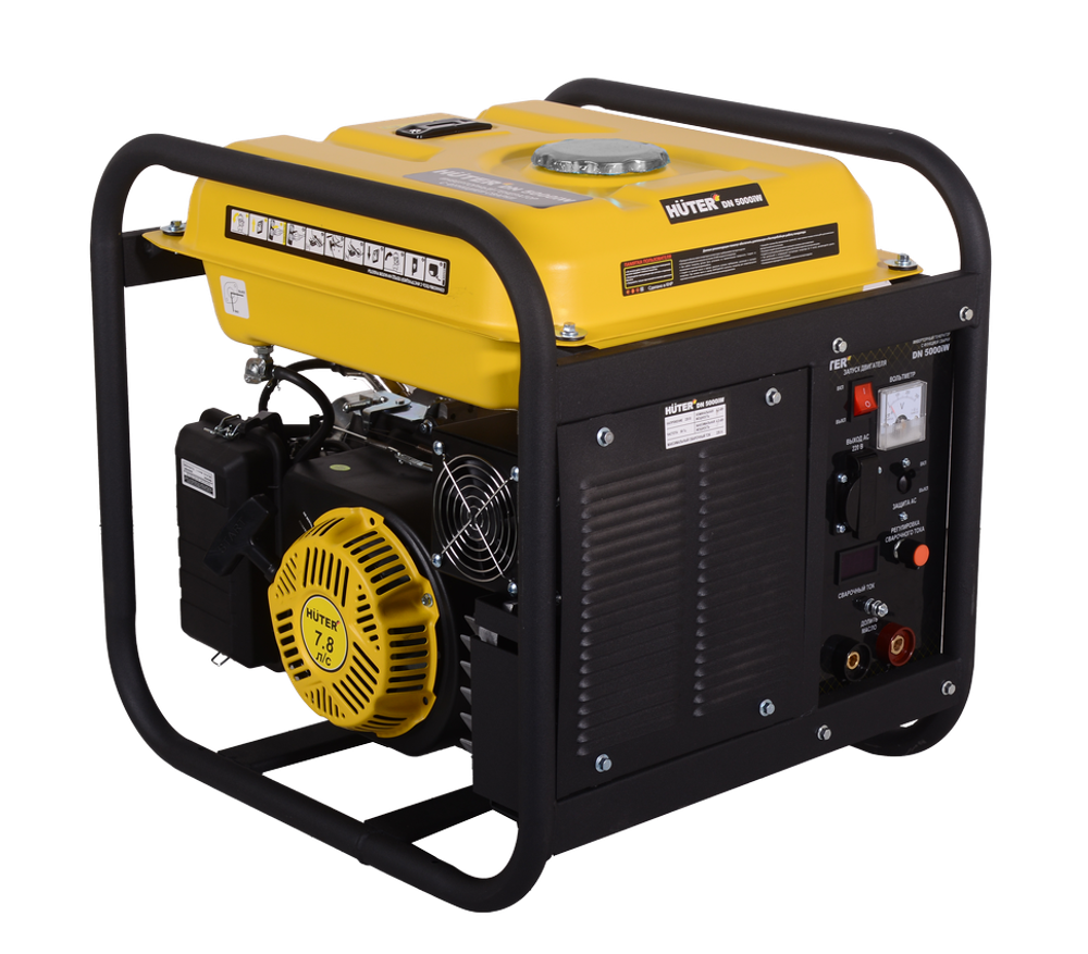 Электрогенератор инверторный Huter DN 5000iW (с функцией сварки)