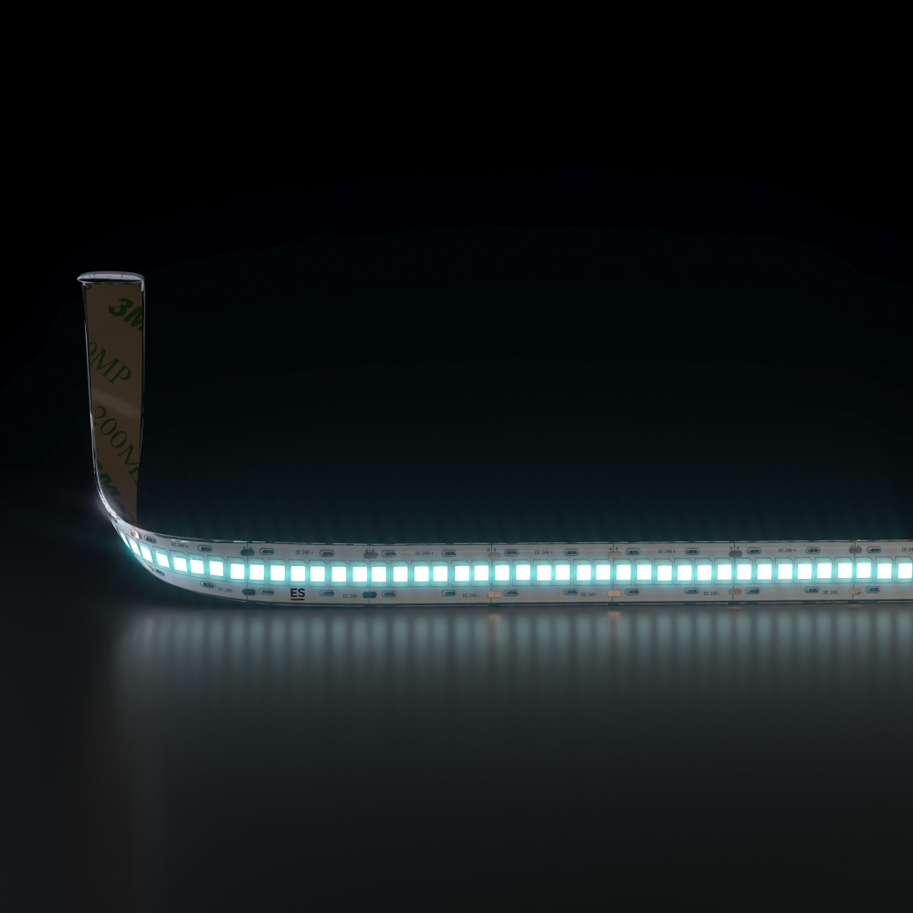 Светодиодная лента 24 В 16 Вт/м 240 Led/м 2835 IP65, холодный белый 6500 K, 5 м Лента светодиодная 24V 16W 240Led 2835 IP65 холодный белый, 5м