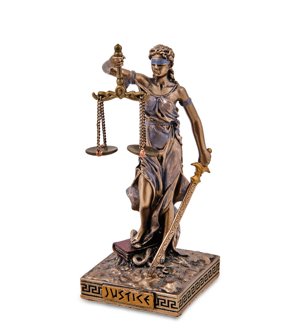 Veronese WS-1213 Статуэтка «Фемида - богиня правосудия»