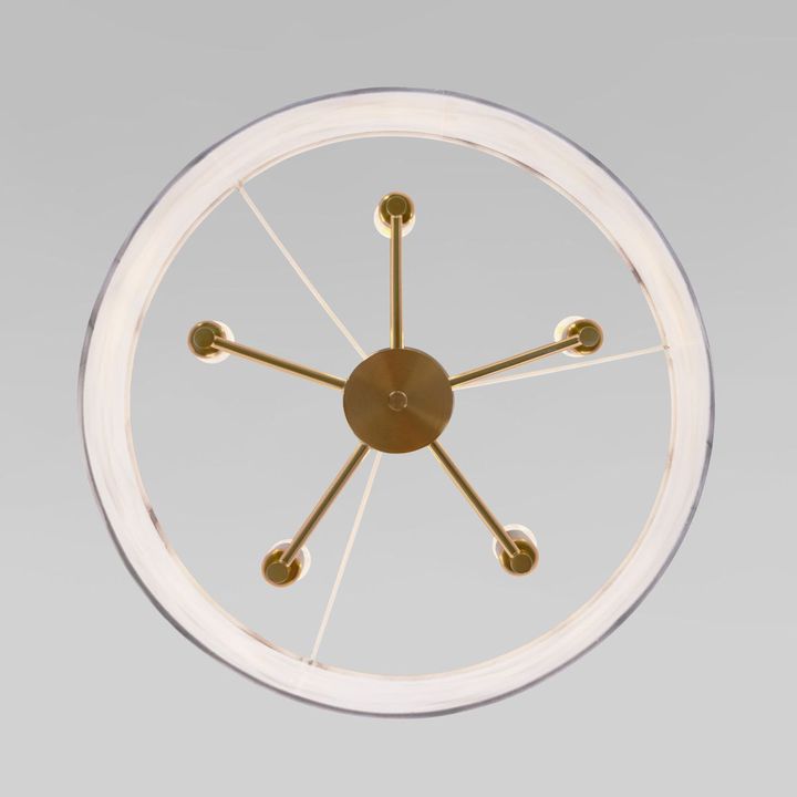 Подвесная люстра Eurosvet Brume 60174/5 латунь a069024