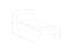 Кровать Hanna (90x200)