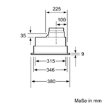 Встраиваемая вытяжка BOSCH DHL755BL