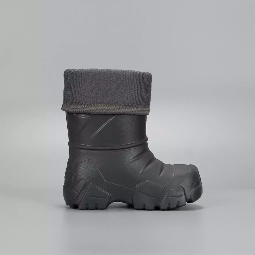 Сапоги детские из ЭВА Nordman Kids (утепленные с манжетой из вельвета), Серый