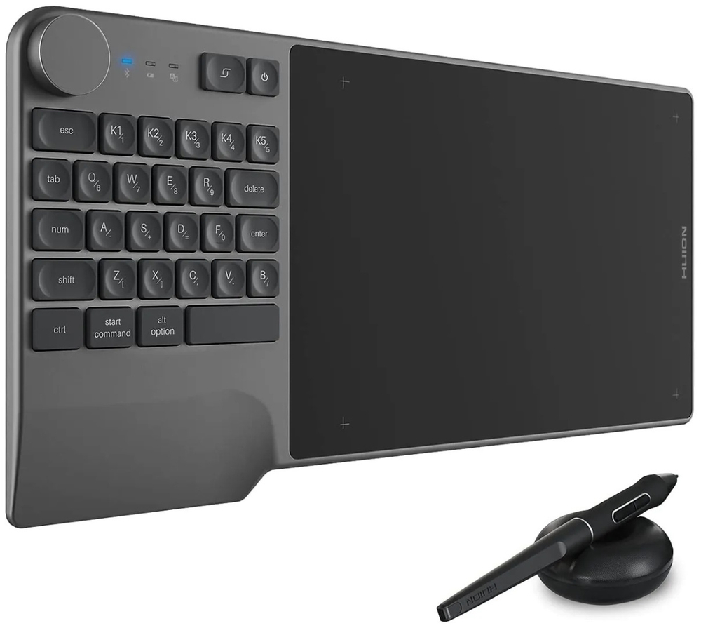 Графический планшет HUION Inspiroy Keydial KD200