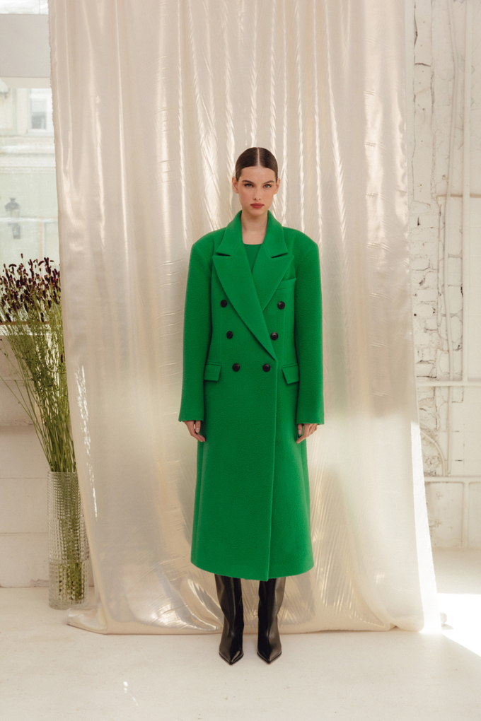 Пальто «Ингрид», зеленый