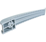 Держатель кабеля односторонний для прямого монтажа серый (20шт/уп) Промрукав PR13.0380