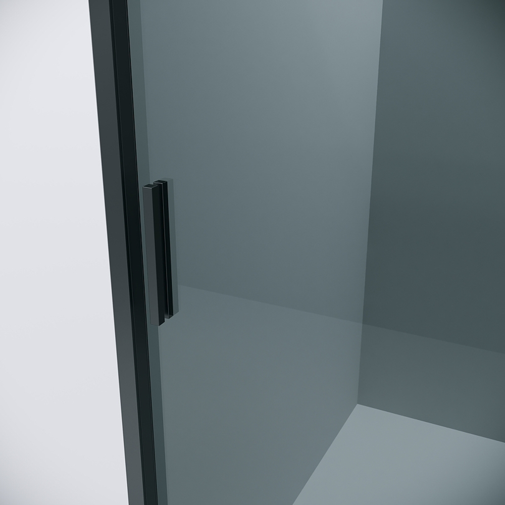 Душевой уголок Grossman Style 110х70 120.K33.05.1170.21.10 профиль Черный матовый стекло тонированное
