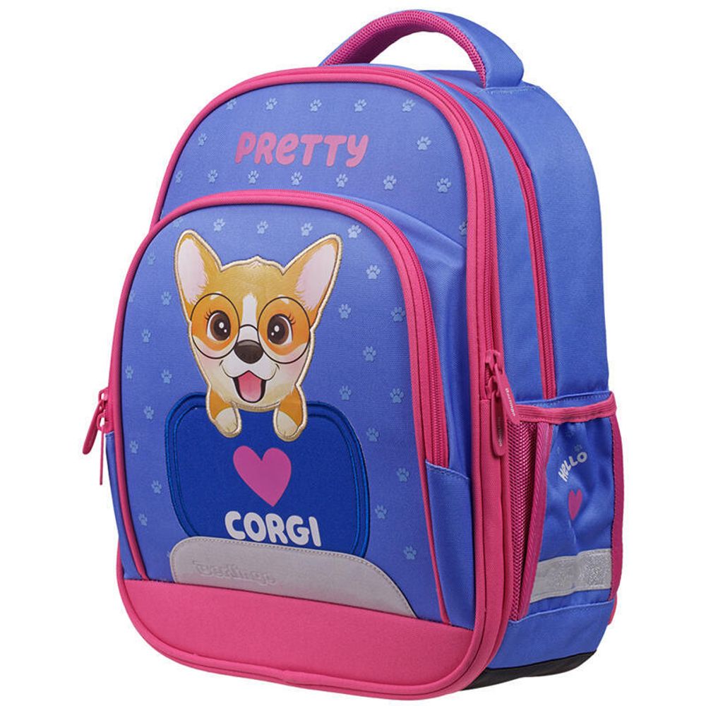 Ранец Berlingo Flash Pretty corgi 37*28*16см, с анатомической спинкой