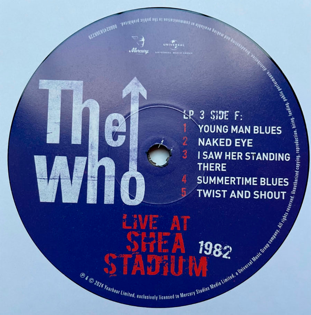 The Who / Live At Shea Stadium 1982 (3LP)
