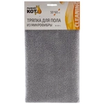 Тряпка для пола из микрофибры M-02F-L, цвет: серый размер: 50см