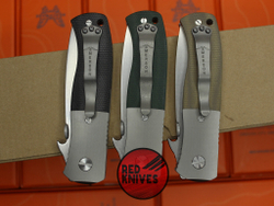 Нож Emerson CQC-7 - зеленая микарта + титанвоые больстеры