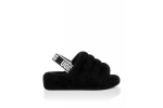 UGG Fluff Yeah Slide-Black