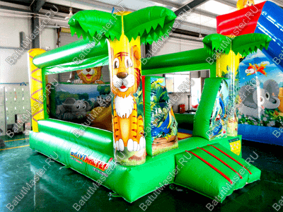 Коммерческий надувной батут "Львёнок" 4*3.5*3 м