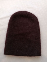 Шапка вязанная, женская, двухсторонняя.