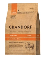 GRANDORF Lamb &Turkey JUNIOR (Грандорф Джуниор) сухой корм для юниоров всех пород 3 кг