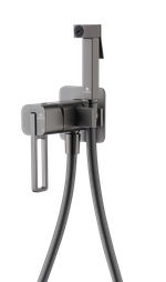 12157-Q Смеситель встраиваемый с ГИГ. душем (ГРАФИТ) GANZER (10/1шт)