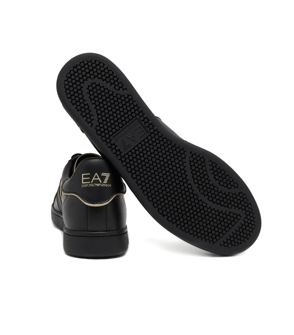 Кожаные кроссовки EA7 - черный(X8X102 XK346)