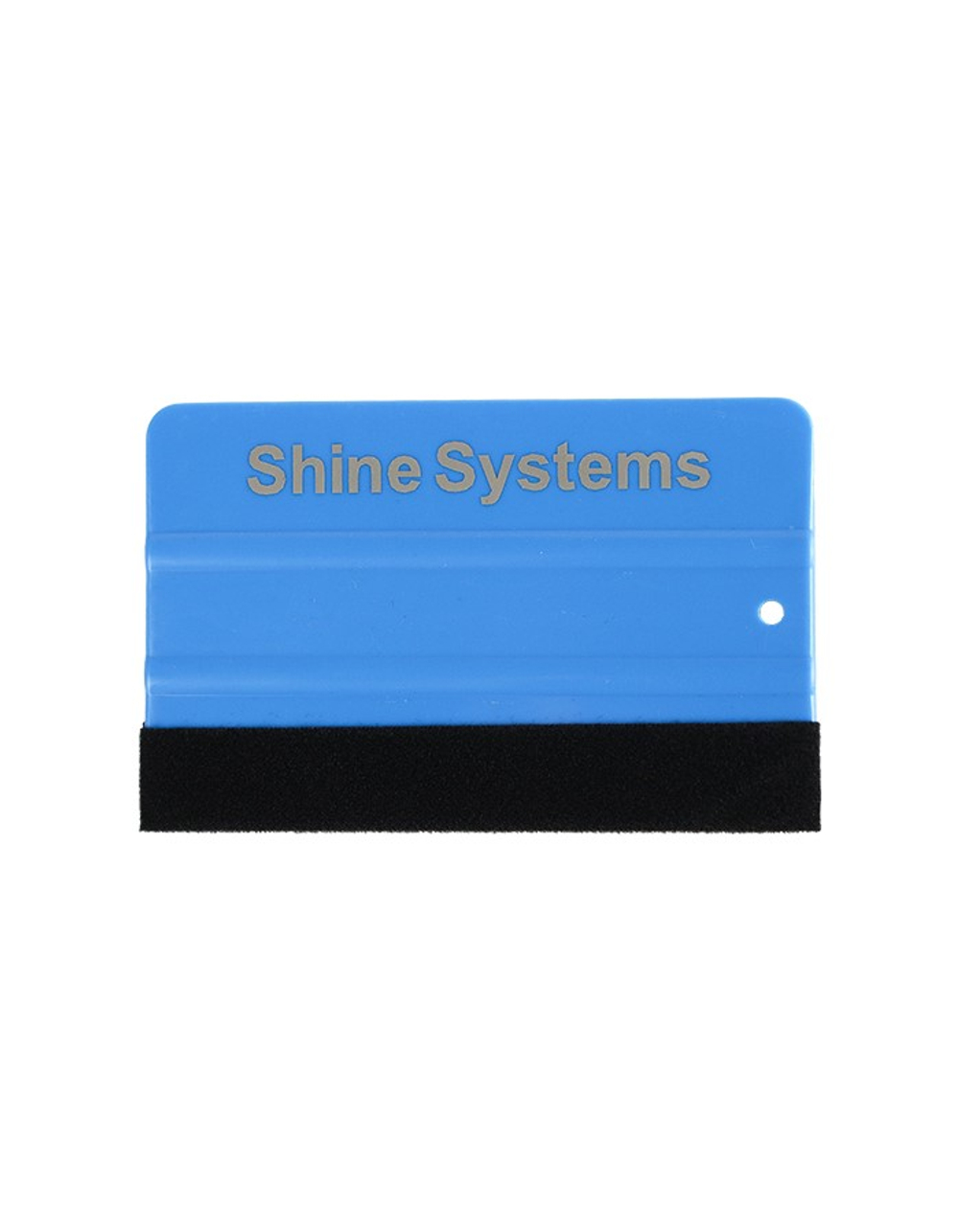 Shine Systems Выгонка жесткая синяя с черной микрофиброй, 12,6x8см