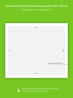 Натяжные потолки 7.4 м2, 9.9 м2, 8.4 м2