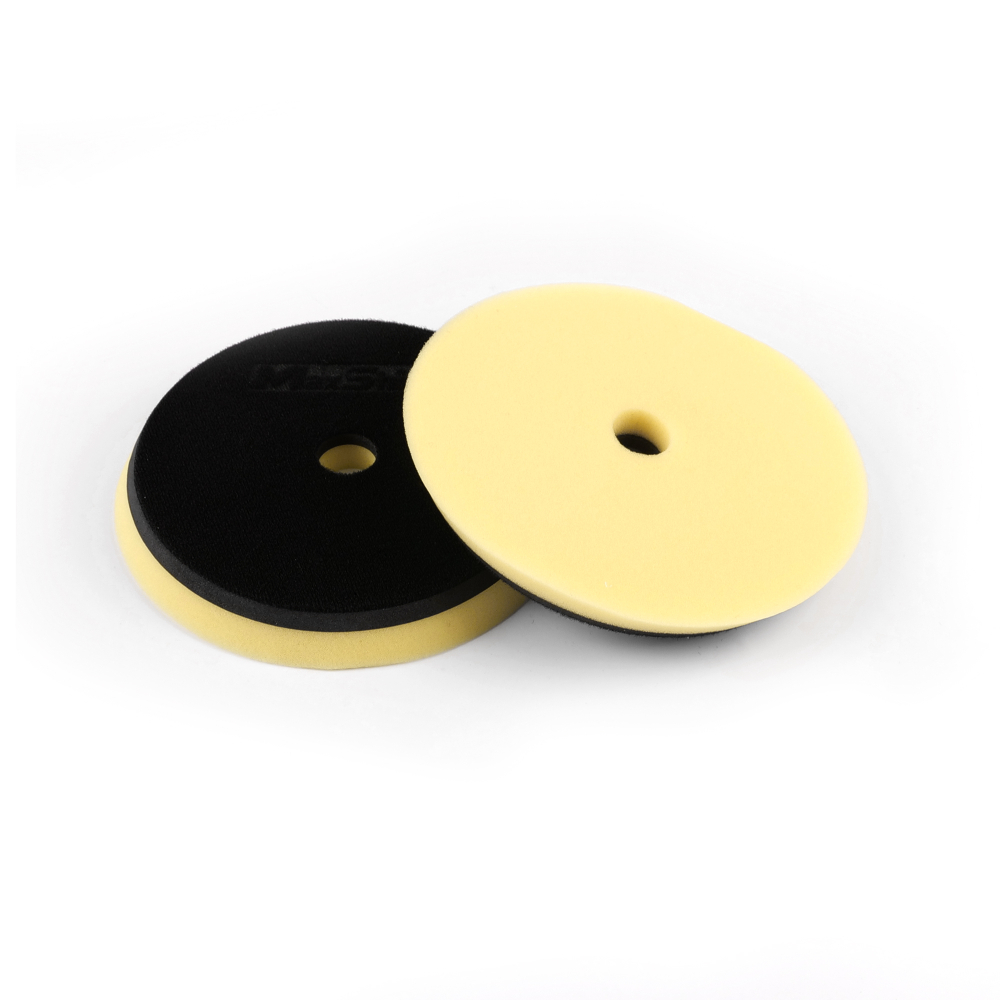 Low pro Поролоновый полировальный круг MaxShine, 125-148*20 мм, полировочный средний, желтый, 2072148Y