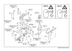 Фаркоп Brink (Thule) 526100 для Toyota Landcruiser 150 (2010 - )(паспорт и сертификат в комплекте)(без электрики)
