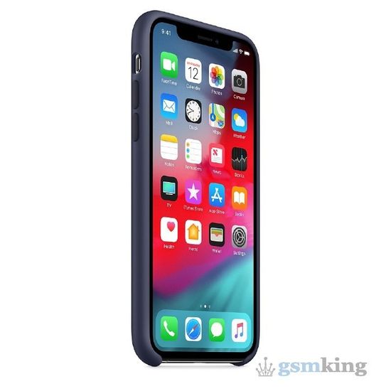 Silicone Case iPhone X/XS Midnight Blue (Тёмно-синий)