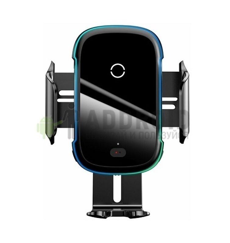 Автодержатель Baseus Light Electric Holder Wirele с функцией беспроводной зарядки (WXHW03-01) Черный
