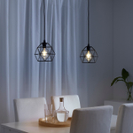 Подвесной светильник IKEA BRUNSTA / HEMMA, Черный, 20 см