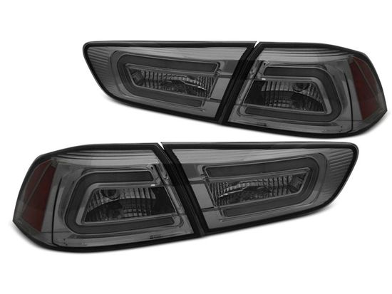 Задние фонари SMOKE LED BAR для Mitsubishi Lancer X