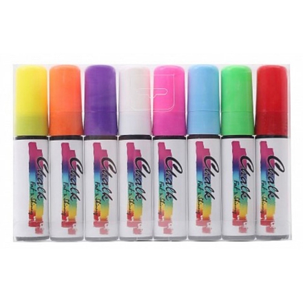 Набор Меловых Маркеров Fat&Skinny - 8шт (15мм)