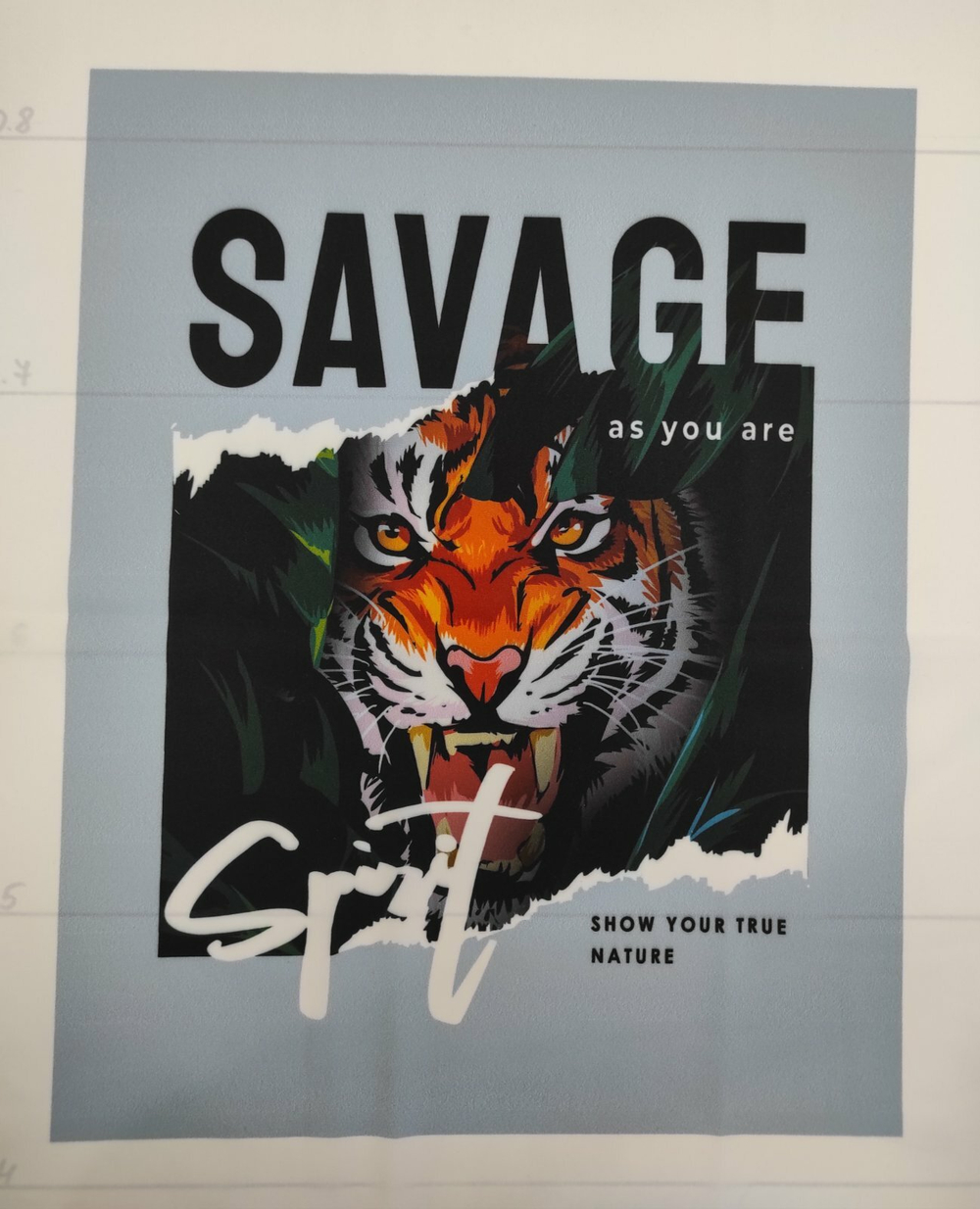 Полочка (Армани-шелк).Тигры №1