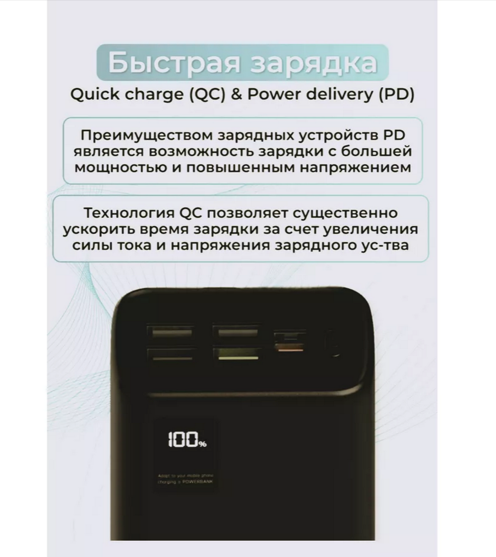 Повербанк (PowerBank) URPIN PD17 (30000mAh)