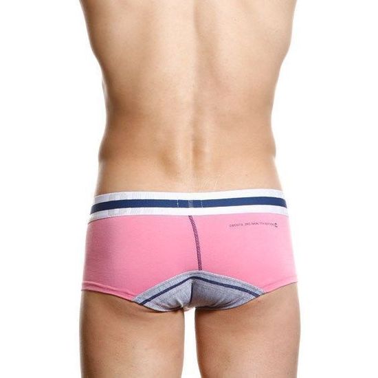 Мужские трусы хипсы розовые Croota Midpoint Hipster Pink