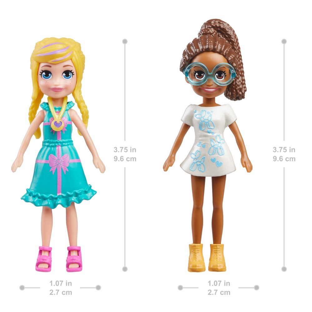 Polly Pocket - POLLY'S BIRTHDAY PARTY Модный набор + аксессуары JCC33