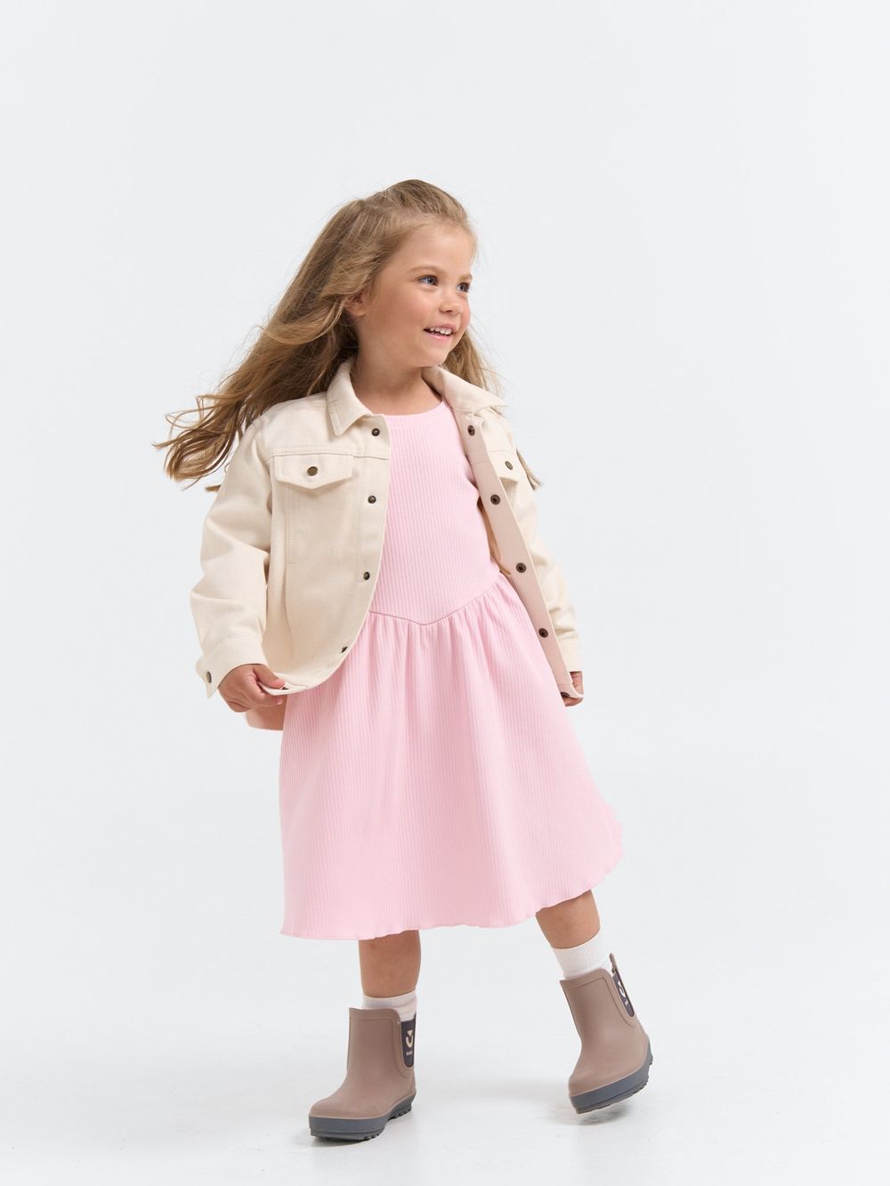 Платье "Пыльно-розовый"