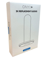 Набор из 3 стандартных сменных рукавов для мастурбатора Onyx (Цвет: белый)