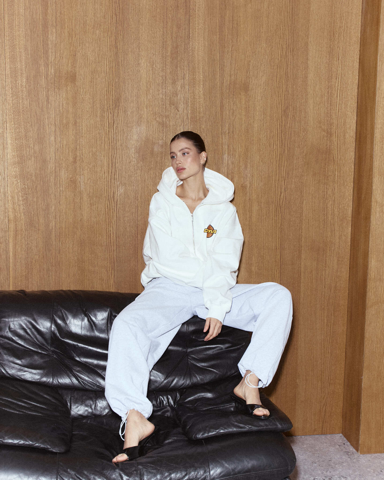 Зип худи из футера