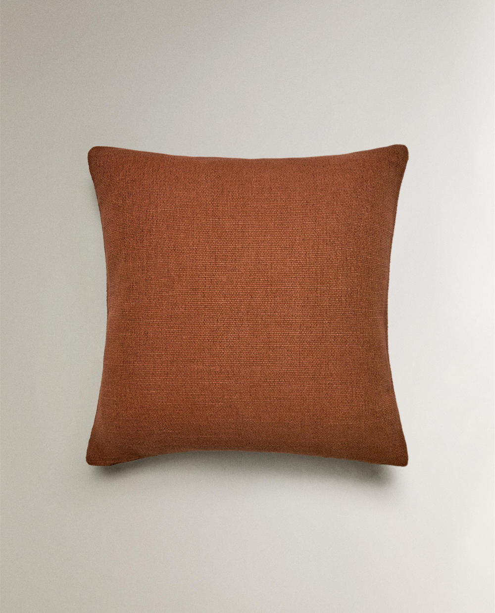 Zara Home наволочка декоративная из хлопка, экрю, 45x45 см