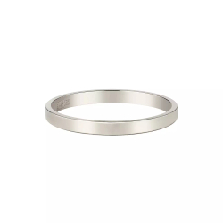 кольцо обручальное из белого золота