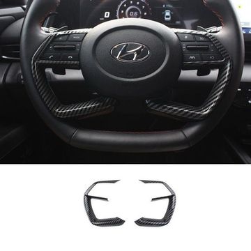 Накладка на руль Hyundai Elantra 2020-2025 карбон
