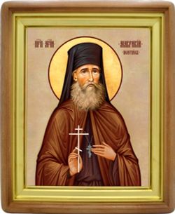 Маврикий (Полетаев) преподобномученик. Икона на холсте.