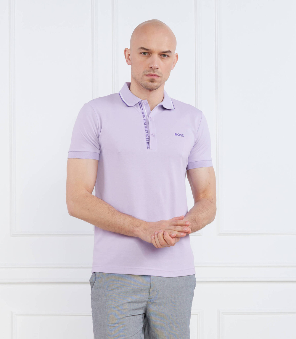Поло BOSS GREEN - лавандовый(50469391)