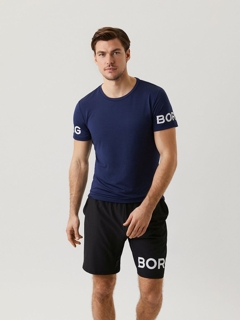 Мужская теннисная футболка Björn Borg Tee Borg M - navy