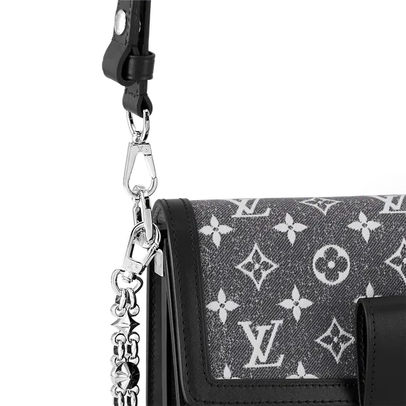 Сумка Louis Vuitton Dauphine MM серый