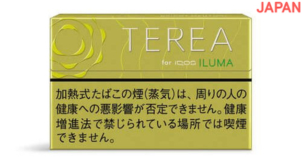 Стики Terea Bright menthol - табак с зелёными фруктами и ментолом (Япония) (блок - 10 пачек)