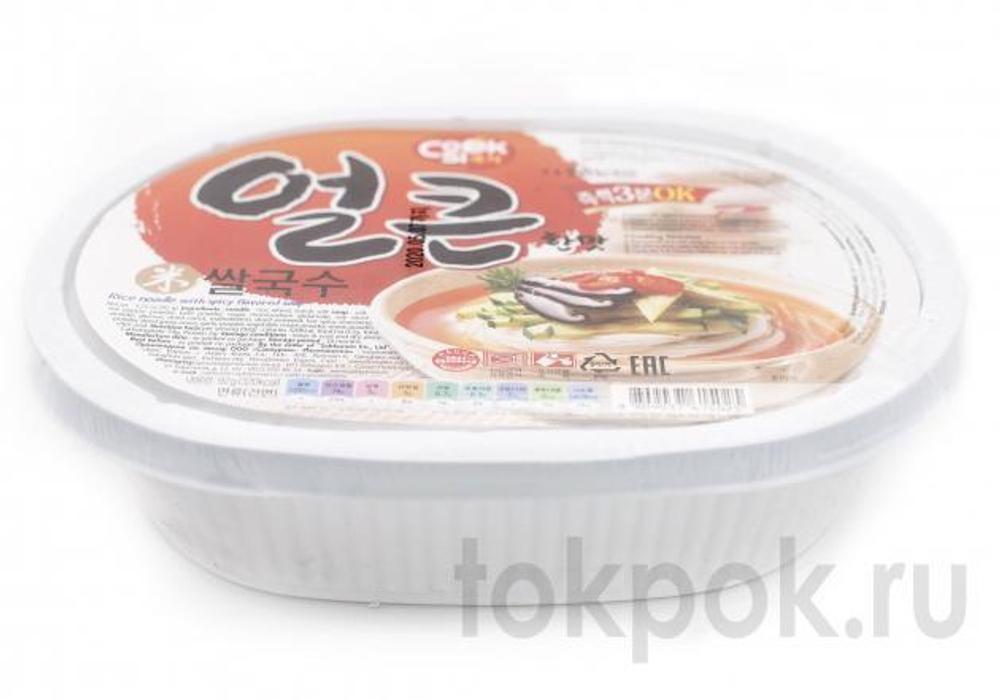 Лапша рисовая со вкусом острой говядины Cook Si, 92