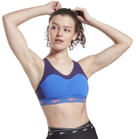 Теннисный бюстгальтер Reebok PureMove+ Seasonal Bra W - dark orchid/court blue
