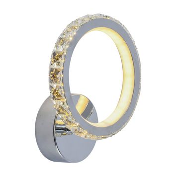 Светодиодный накладной светильник 34W 3000К-6000К 8052/1W CHR NS хром Profit Light