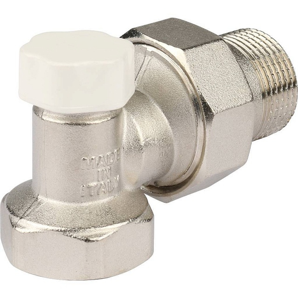 Клапан балансировочный угловой STOUT - 3/4" (ВР/НР-американка, PN10, Tmax 120°C)